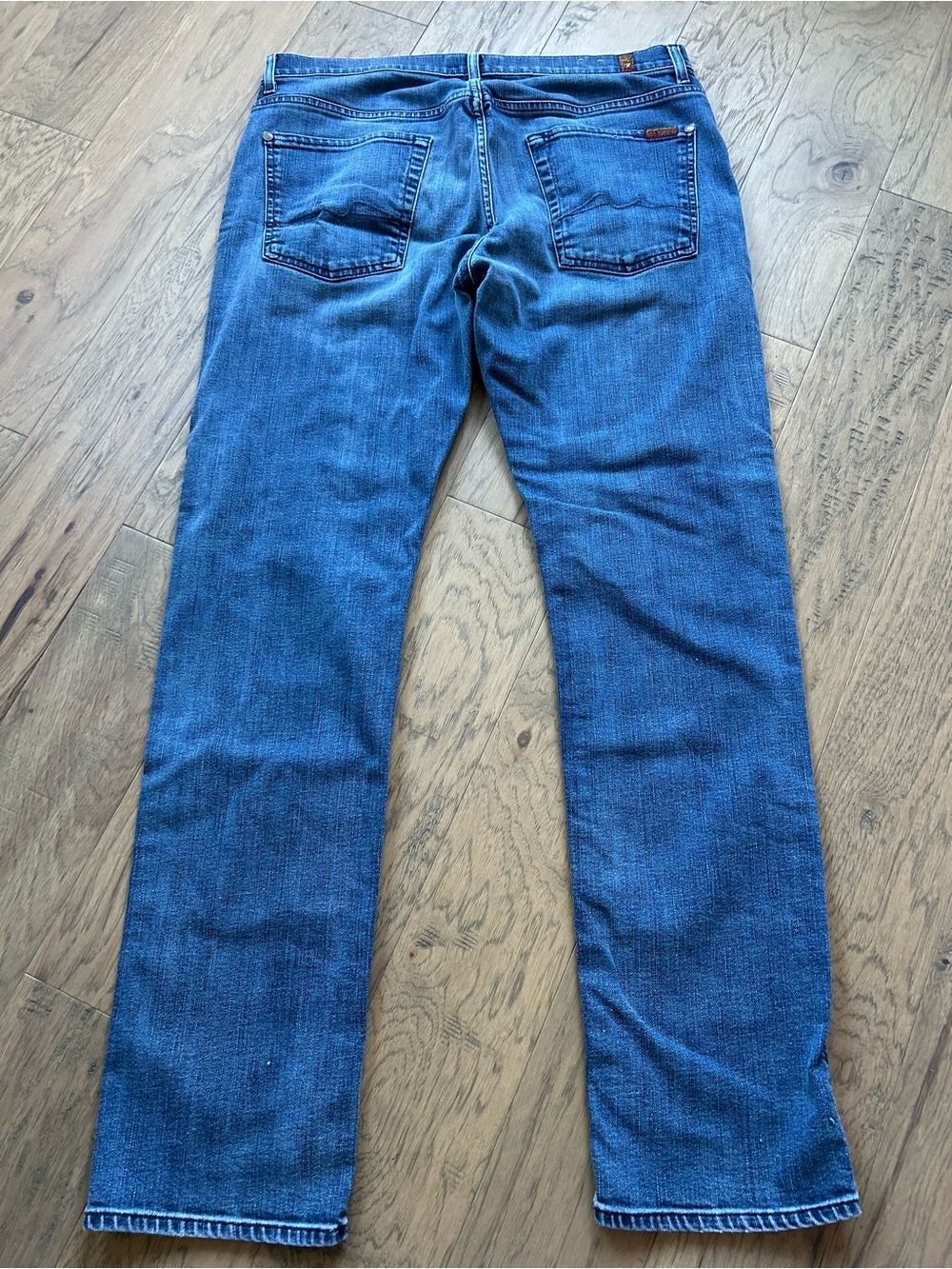 7 For All Mankind Mens Size 34 Standard Classic Straight Leg Jeans - Picture 12 of 15